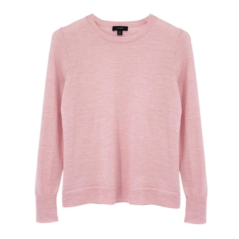 J.CREW Margot Crewneck Sweater in Blossom XS